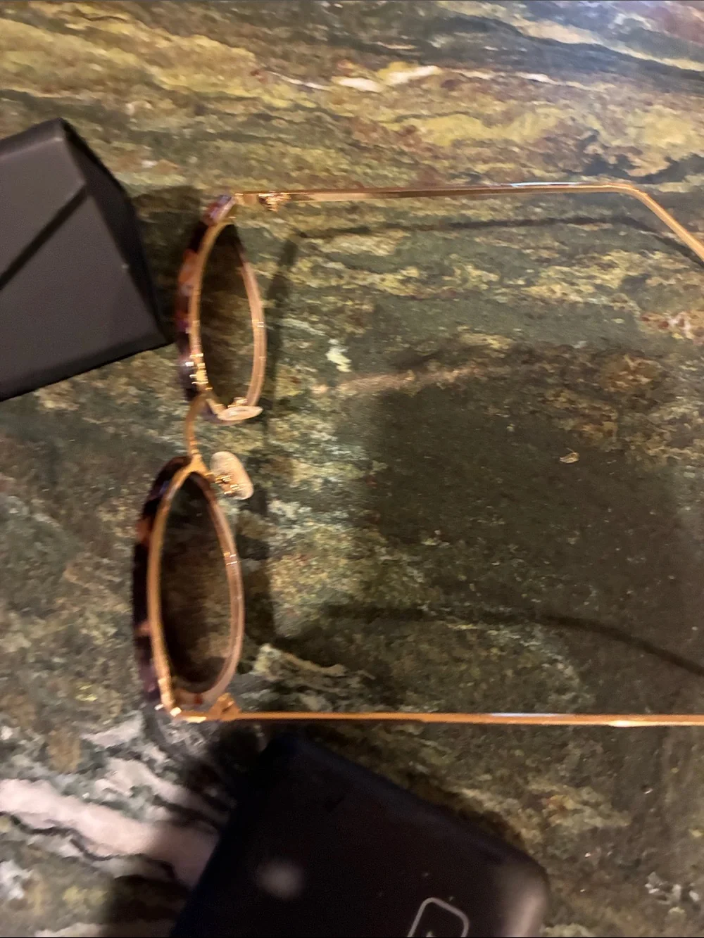 Katie Loxton Women's Tortoiseshell & Gold Sunglasses - Chic Cat-Eye Style